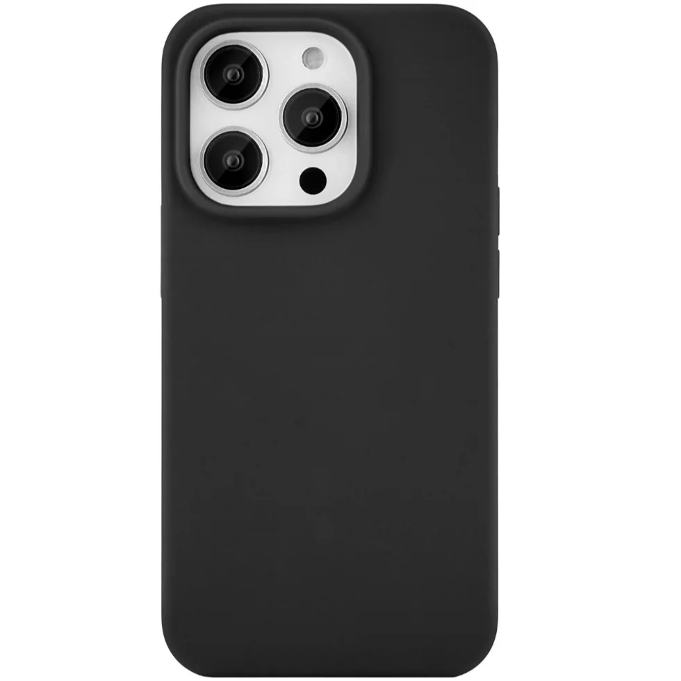 Чехол силиконовый MagSafe uBear  iPhone 16 Pro, черный