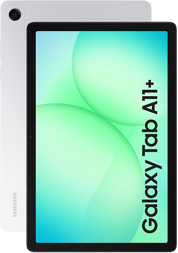 Планшет Samsung Galaxy Tab A11 Plus, 6/128 ГБ LTE, серебристый