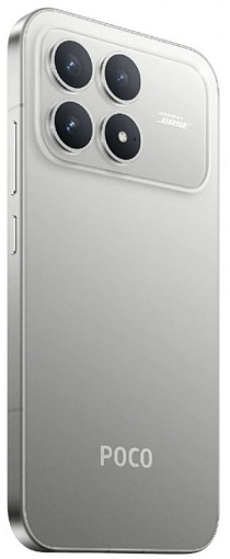 Смартфон Xiaomi POCO F8 Pro 12/512 ГБ, серебристый