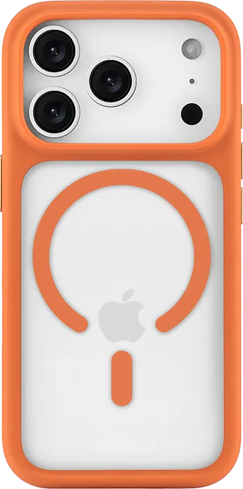 Чехол защитный uBear Shade Case для iPhone 17 Pro Max, MagSafe, оранжевый